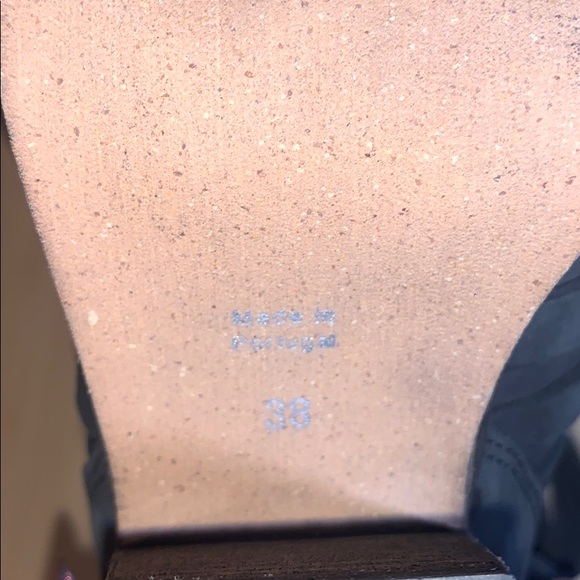 FREE PEOPLE HYBRID STRAPPY Grey Suede Bootie NWOT - Picture 15 of 16